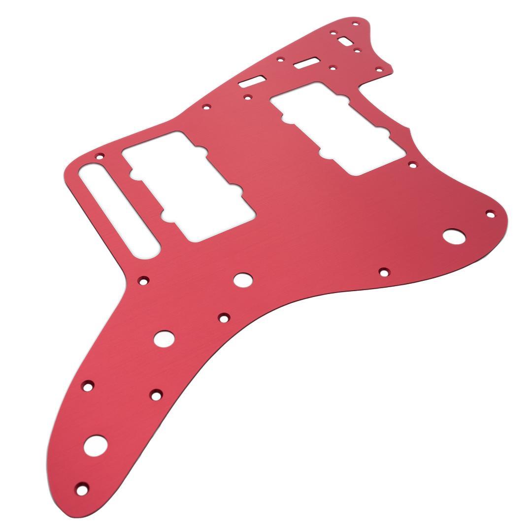 ジャズマスター(ギター)アノダイズドピックガード Red 赤 - メルカリ