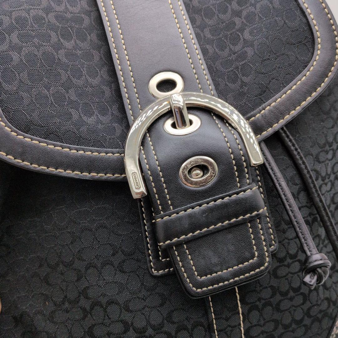 【美品】Coach Signature Soho Ryukku