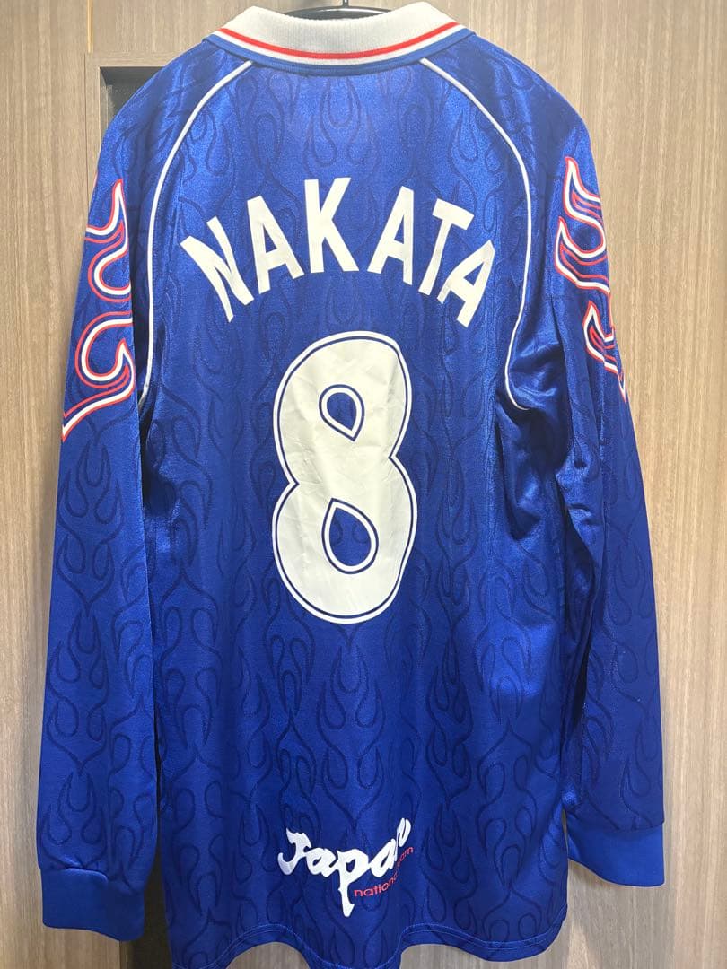 asics 日本代表 中田英寿 カズ サッカー ユニフォーム XL オフィシャル