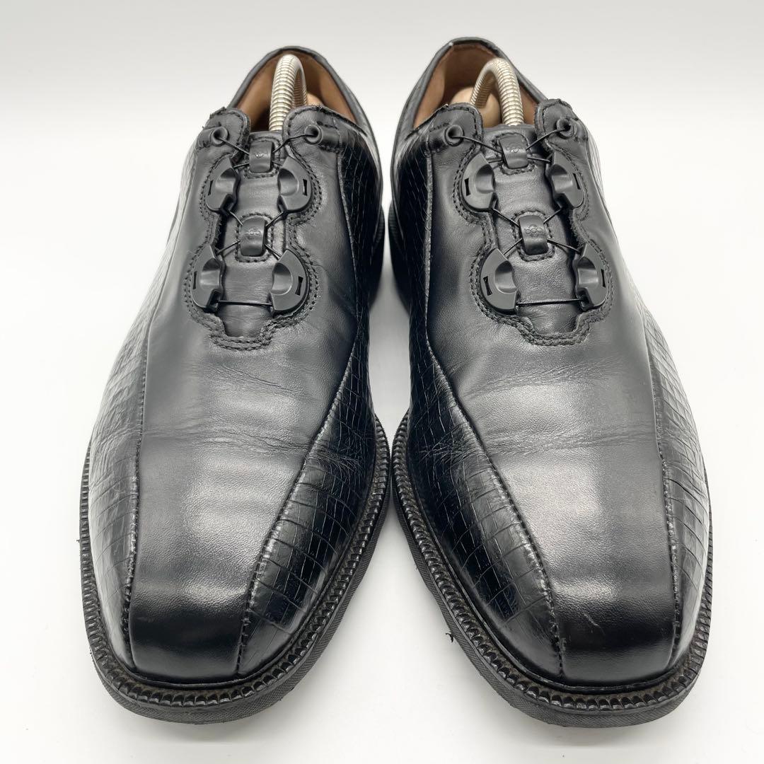 【訳あり】FJ FootJoy icon boa ゴルフシューズ スパイク 黒