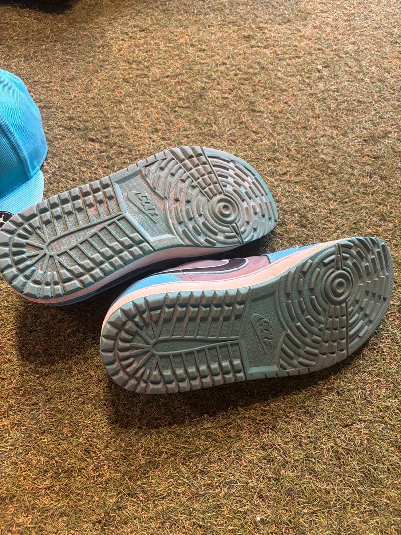 エアジョーダン1 ゴルフ　ジョーダンゴルフ　ティファニーブルー