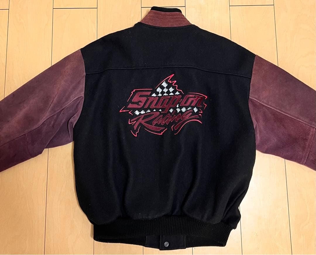 snap-on スタジャン レザースタジャン