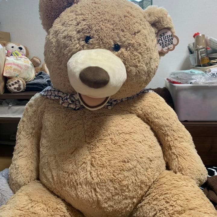 コストコ 135cm くま ぬいぐるみ ベージュ - メルカリ