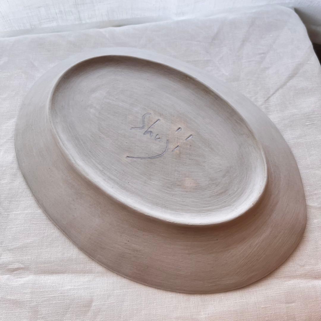 児玉修治さん オーバル 皿 カンヴァス2枚セット 皿 カンヴァス2枚