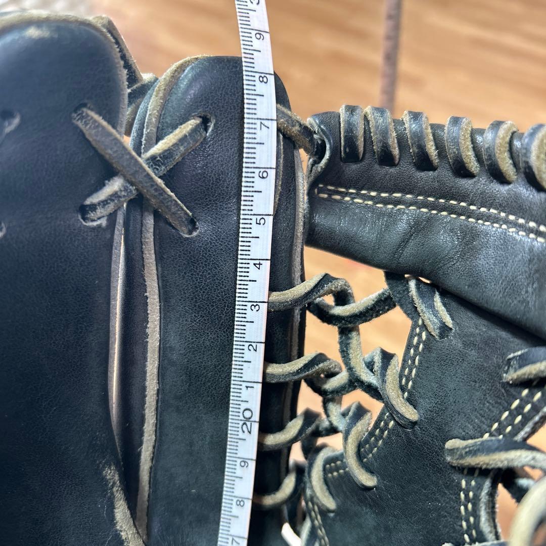 ア*ド様 Mizuno 硬式グローブ 黒（左投げ）　サイズ小さめ（縦28cm）