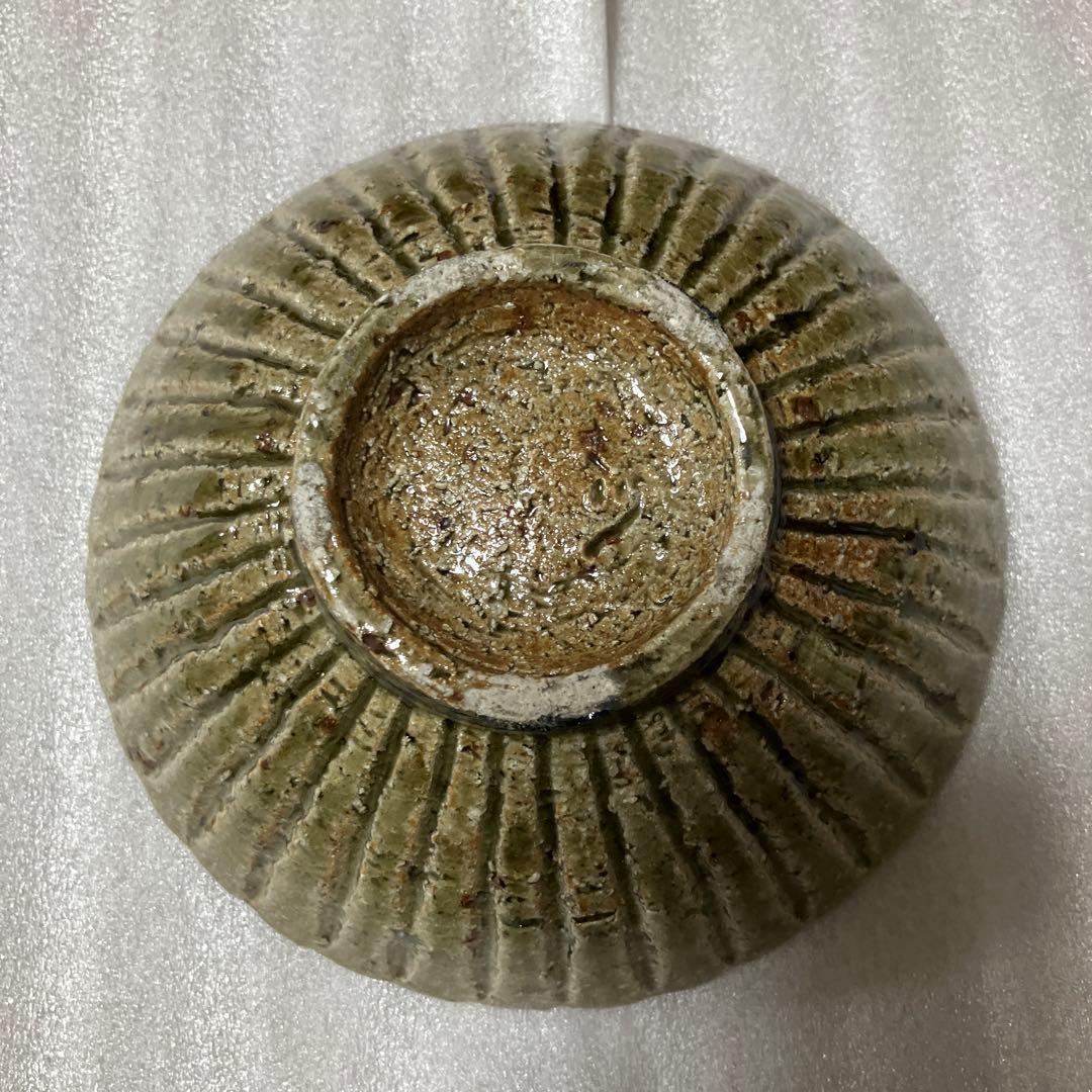 余宮隆 自然灰釉輪花向付