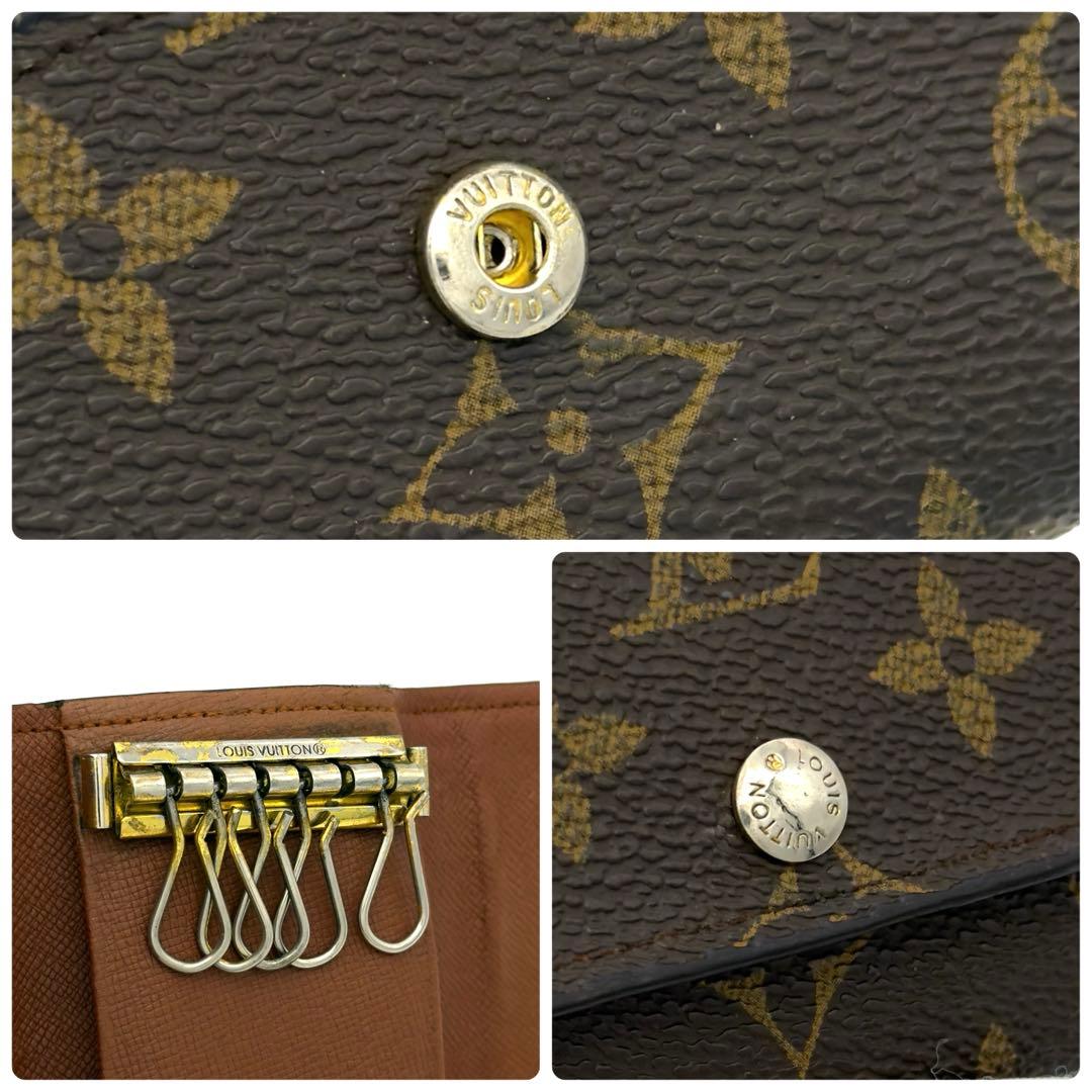美品✨ルイヴィトン モノグラム ミュルティクレ6 キーケース6 連