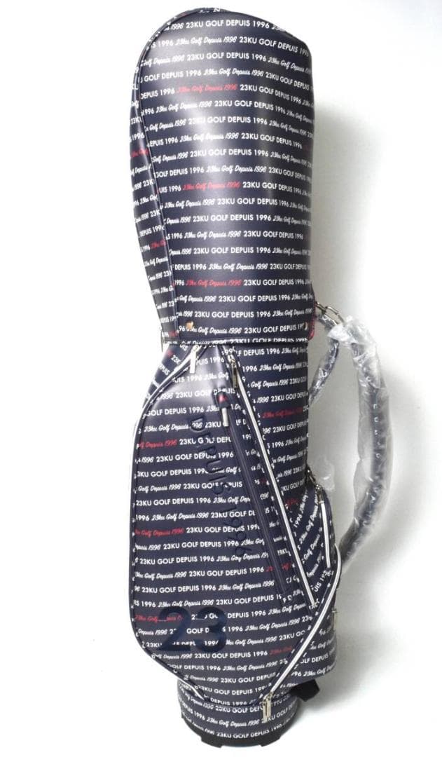 未使用 23区 GOLF ゴルフ ロゴ総柄 キャディバッグ 9型 ユニセックス