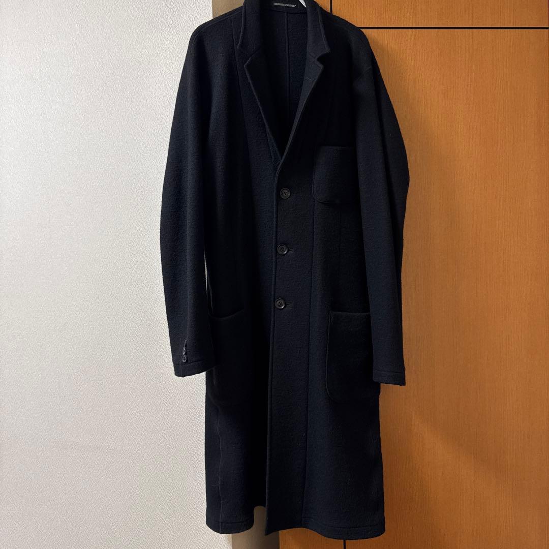 Yohji Yamamoto ヨウジヤマモト 動体裁断 チェスターコート - メルカリ
