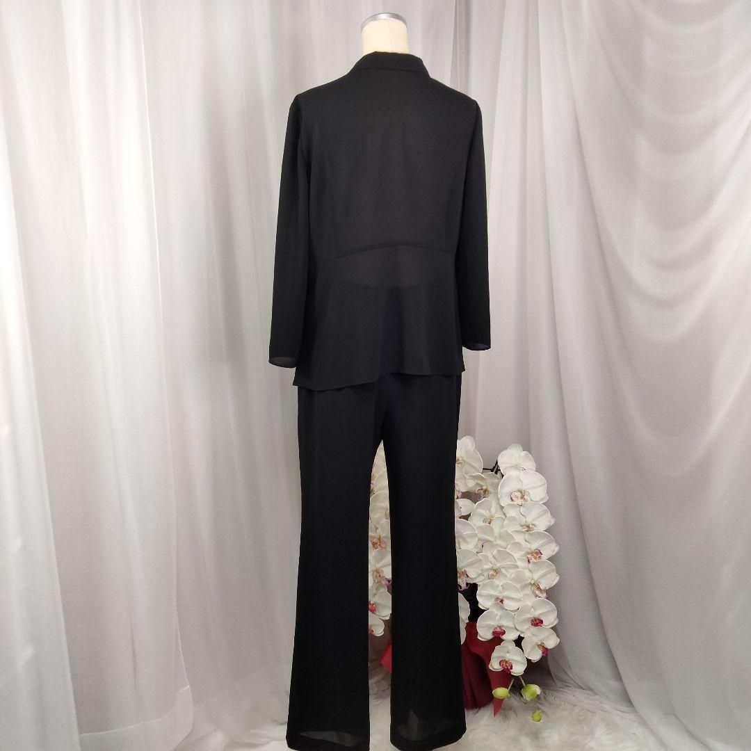 【美品】11号　東京ソワール　ヒロミヨシダ　夏　手洗い可能　ブラウス　パンツ