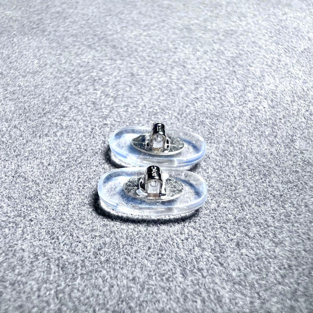 【正規品】新品　Cartier カルティエメガネ用ノーズパッドsサイズ　シルバー