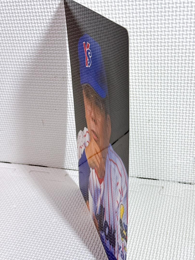 ★ヤクルト 73 野村克也 1998年 勇退記念 サイン入り下敷き 非売品 最終