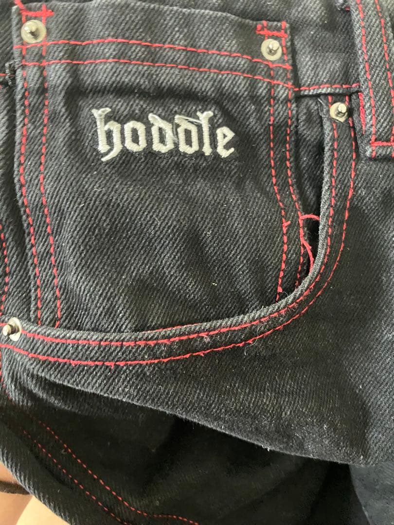 HODDLE ブラックデニム 28
