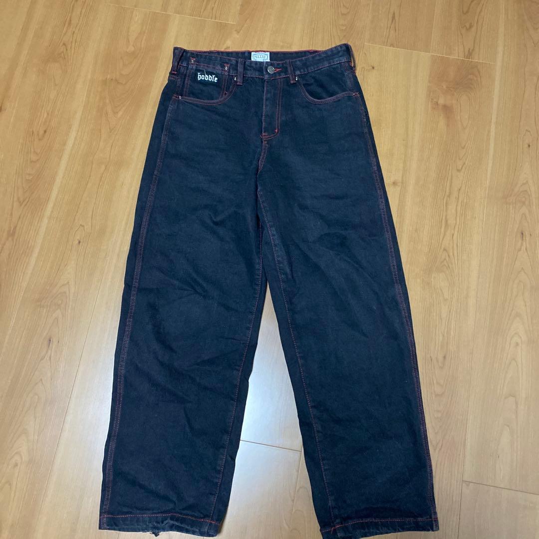 HODDLE ブラックデニム 28