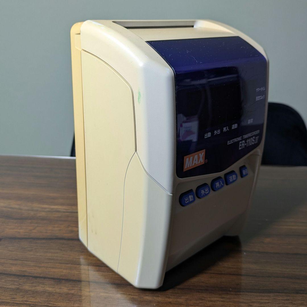 MAX マックス タイムレコーダー ER-110S Ⅳ - メルカリ