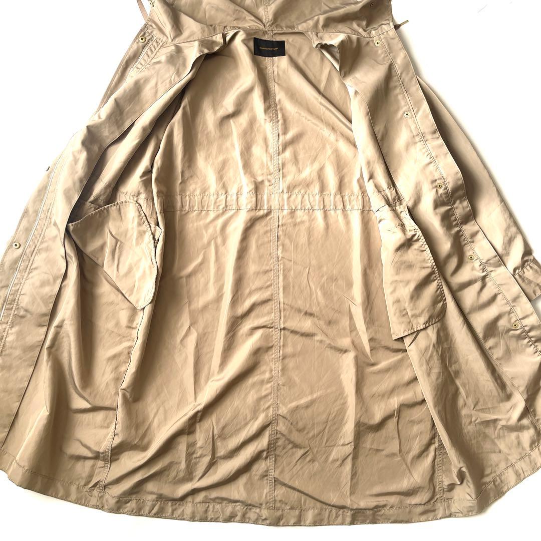 バンヤードストーム　ウエストドロストライトブルゾン　フード　ロングコート