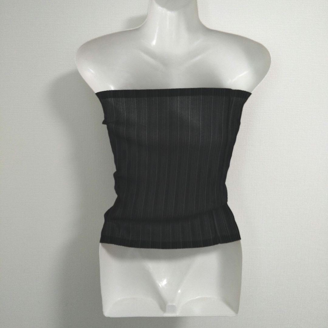 ky101 【美品】PLEATS PLEASE ベアトップ 黒 フリー