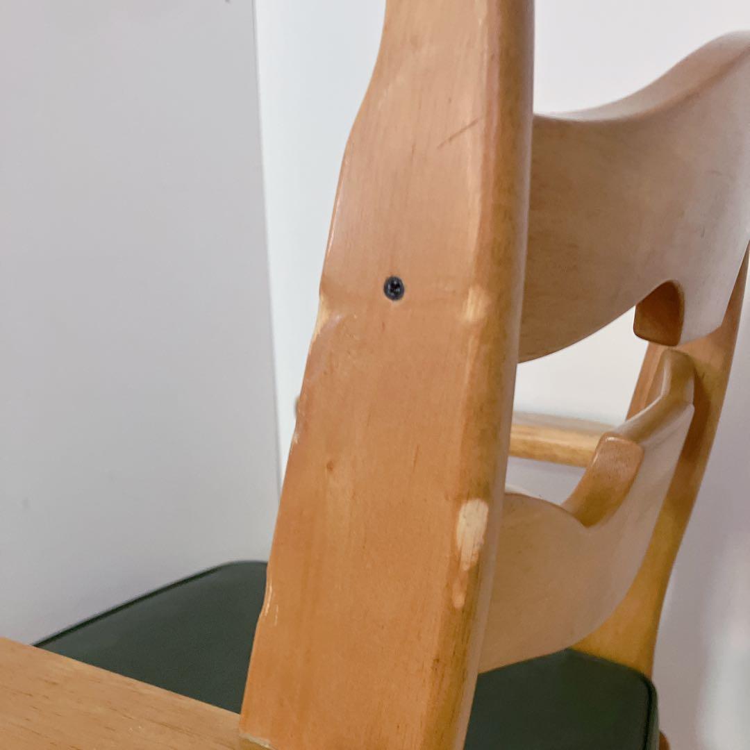 karimoku カリモク　RUSTIC 木製　回転チェア ダイニングチェア　②