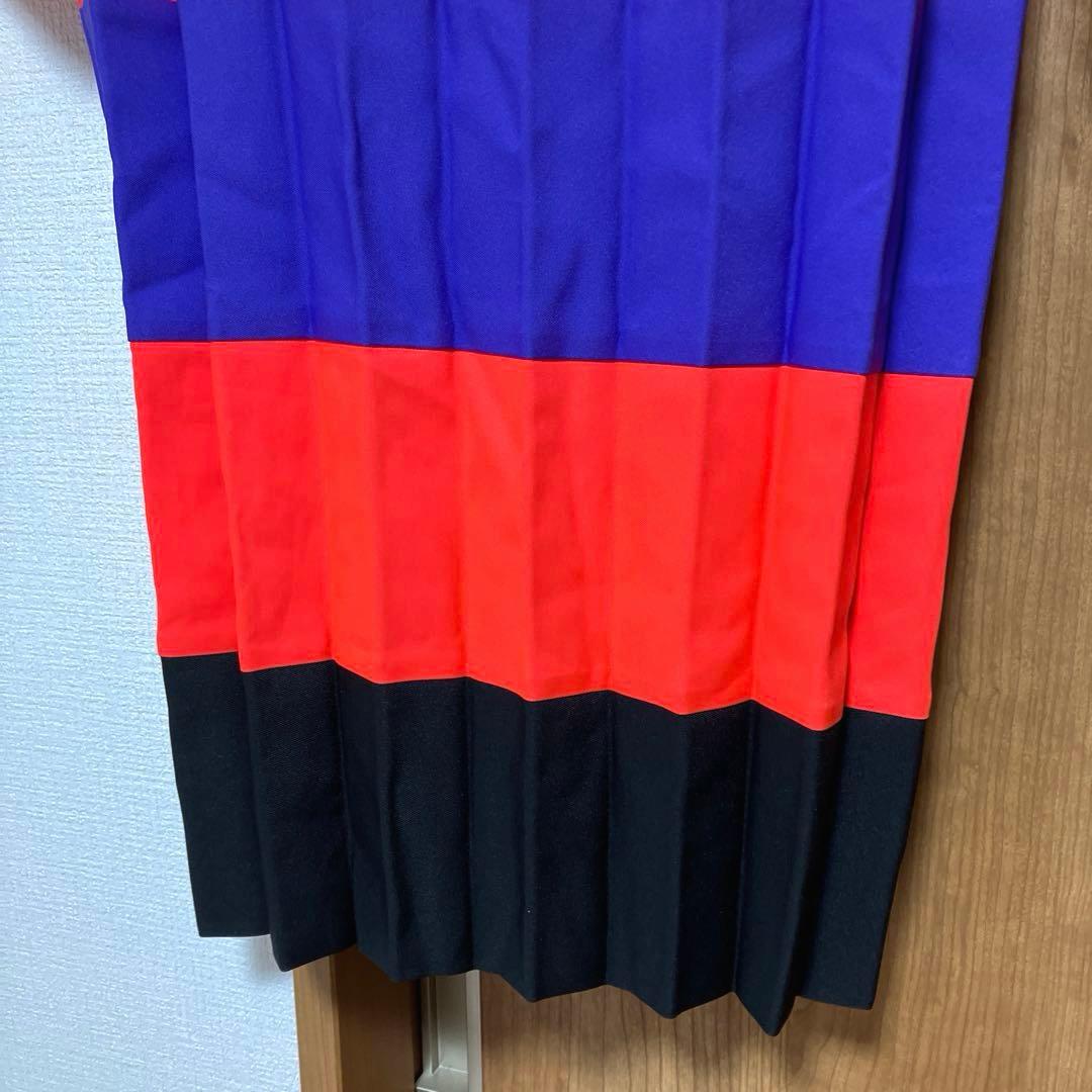 未使用 ベルンハルトウィルヘルム ワンピース プリーツ ボーダー