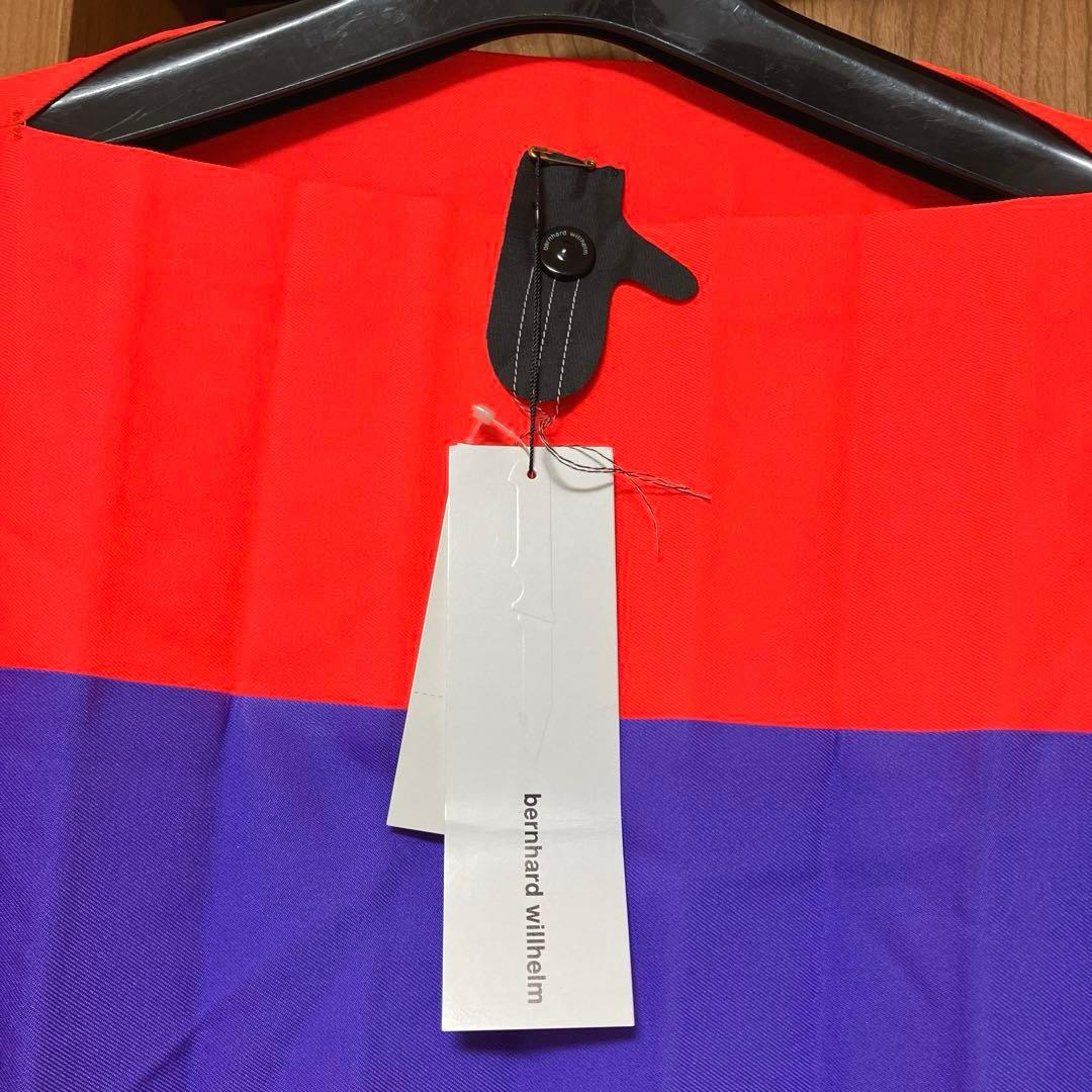 未使用 ベルンハルトウィルヘルム ワンピース プリーツ ボーダー