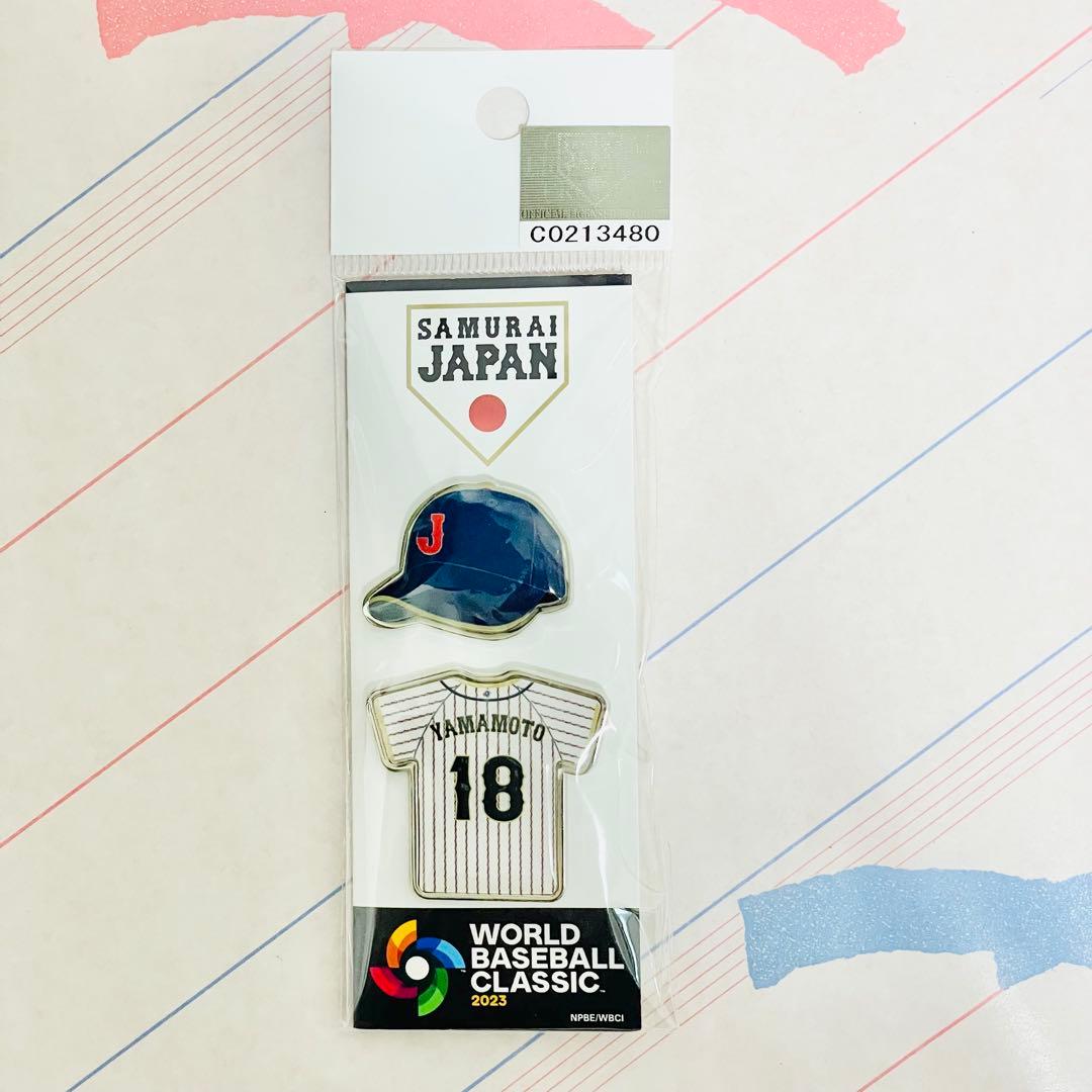 WBC2023　優勝記念　侍ジャパン　ピンバッジ　生産終了品　ドジャーストリオ