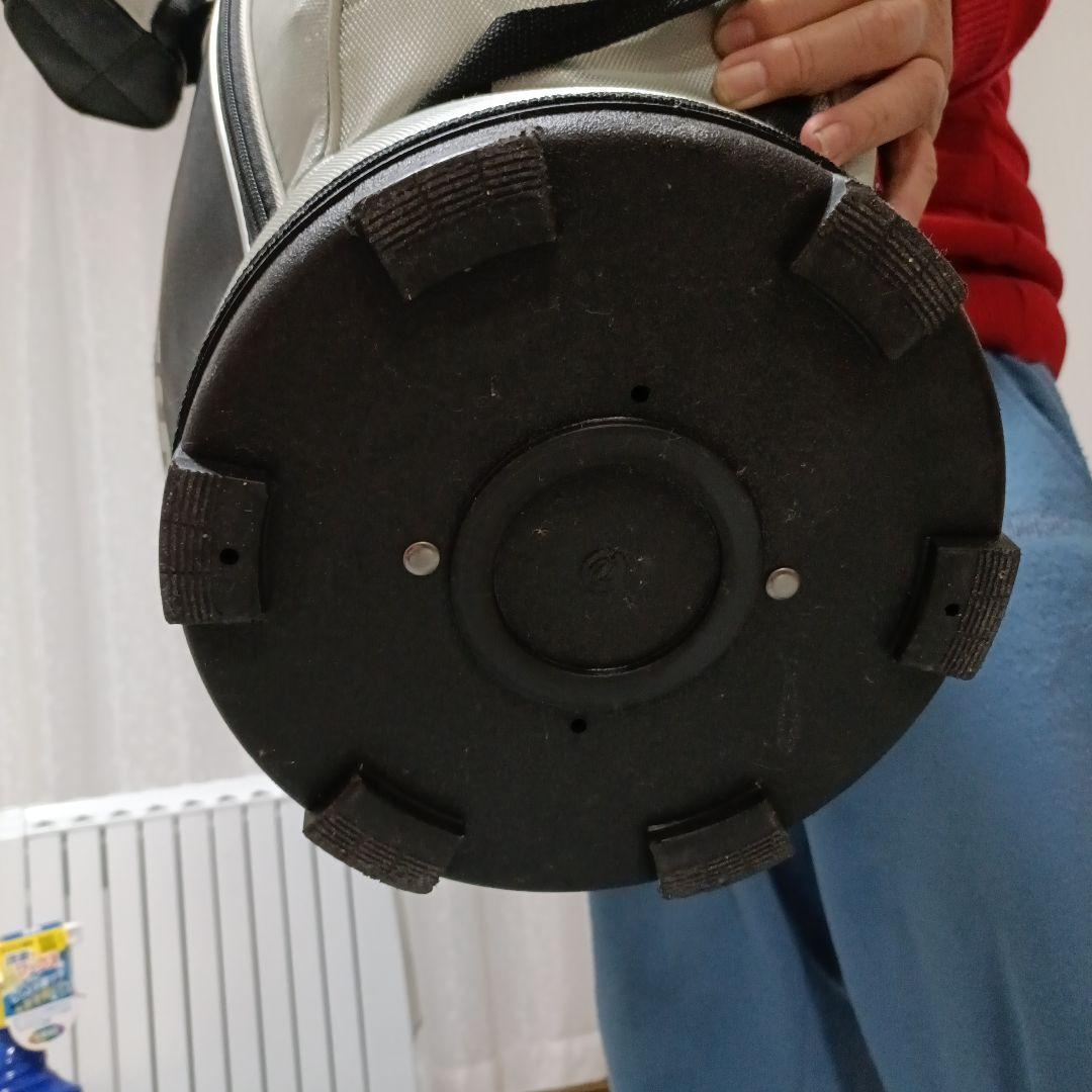 adidas キャディバッグ ブラック/シルバー