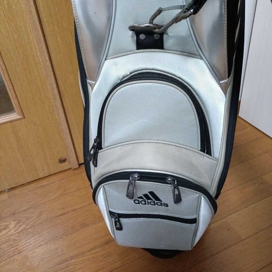 adidas キャディバッグ ブラック/シルバー