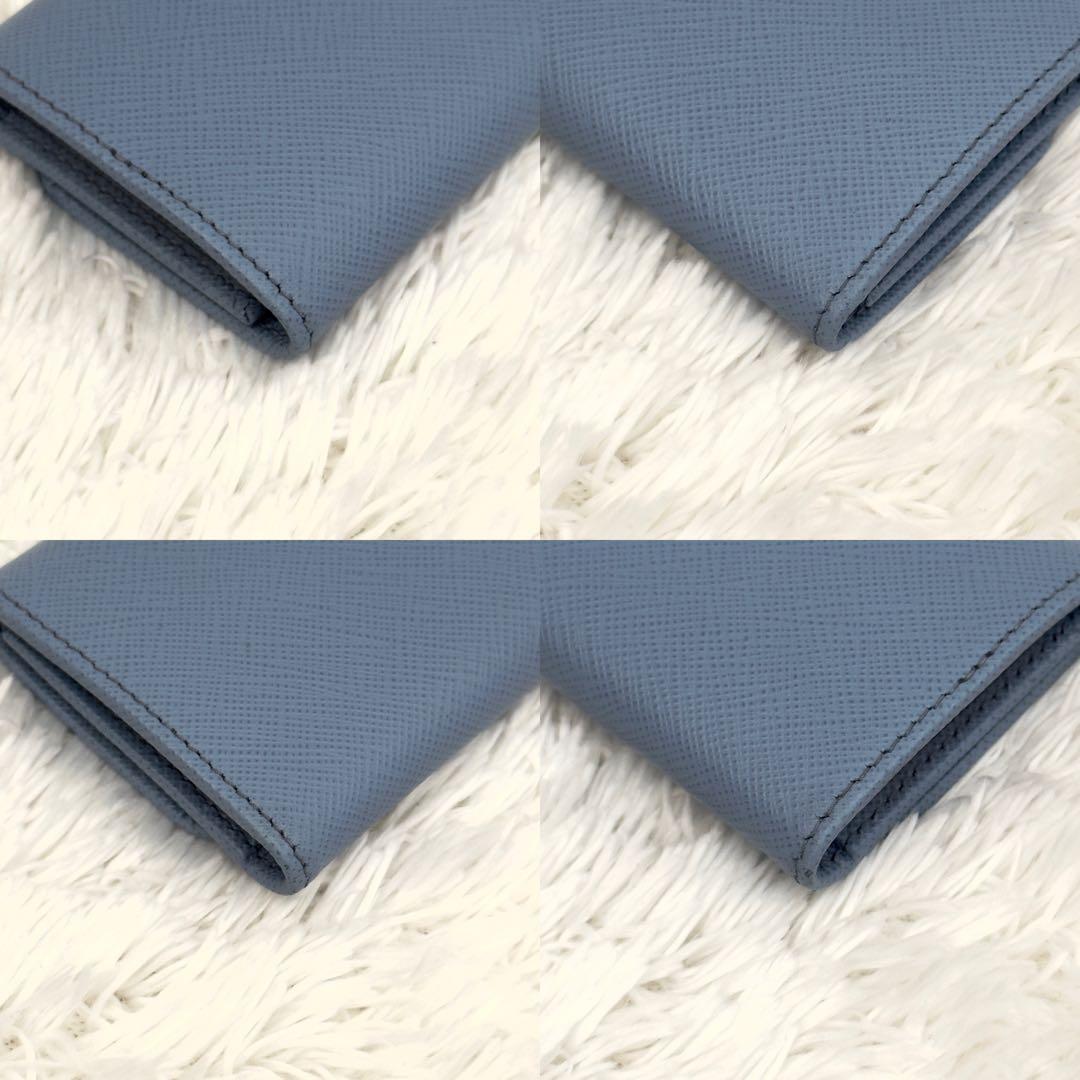 極美品⭐️現行 ICチップ内蔵 PRADA プラダ サフィアーノレザー キーケース