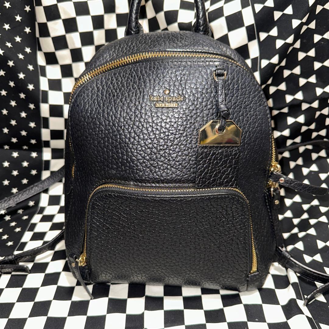 ケイトスペード　ミニリュック　ブラック