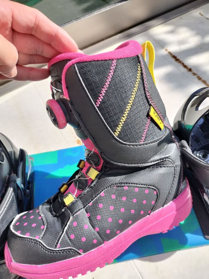 BURTON110cm フルセット ブーツ22cm 販売 中