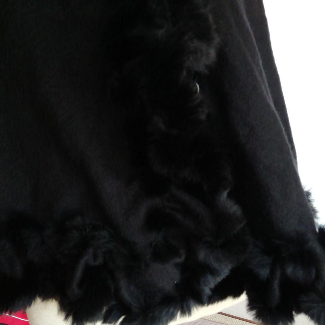 LANVIN大判ケープショール【ブラック】再お値下げ