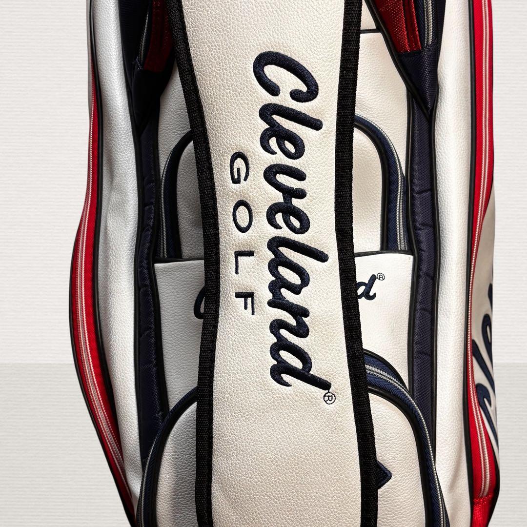 ✨超美品✨ Cleveland ゴルフバッグ トリコロール 9.5型