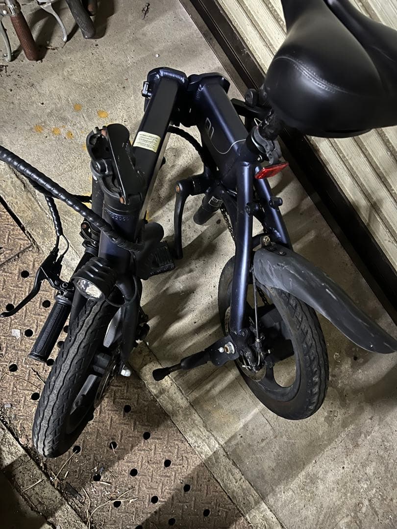 未整備　電動アシスト　HOLD ON Q1 14インチ　折り畳み自転車