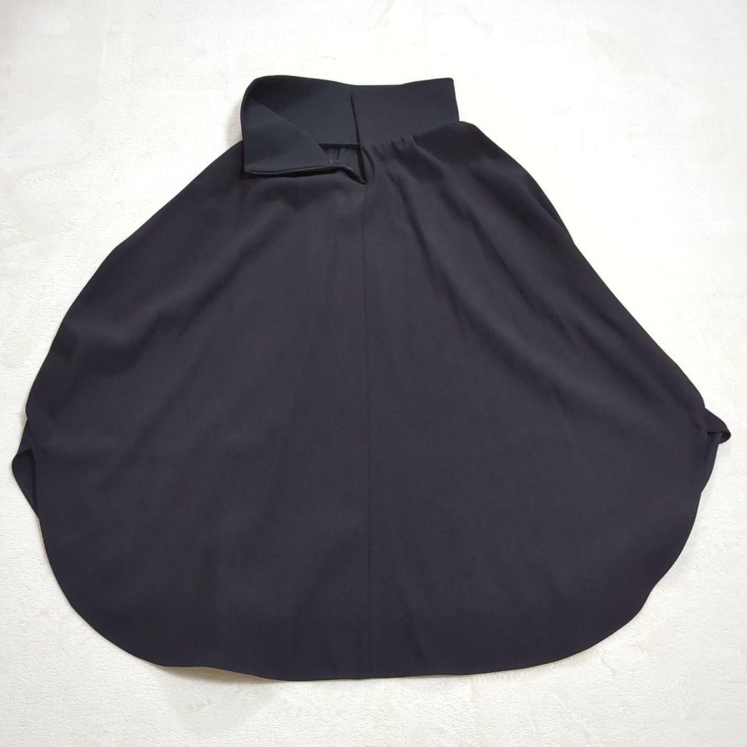 未使用級 LE PHIL 2024 サークル2wayツイルスカート ブラック