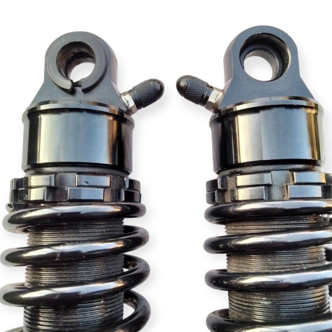 汎用リアサスペンション355mm ブラック黒CB750F、旧車