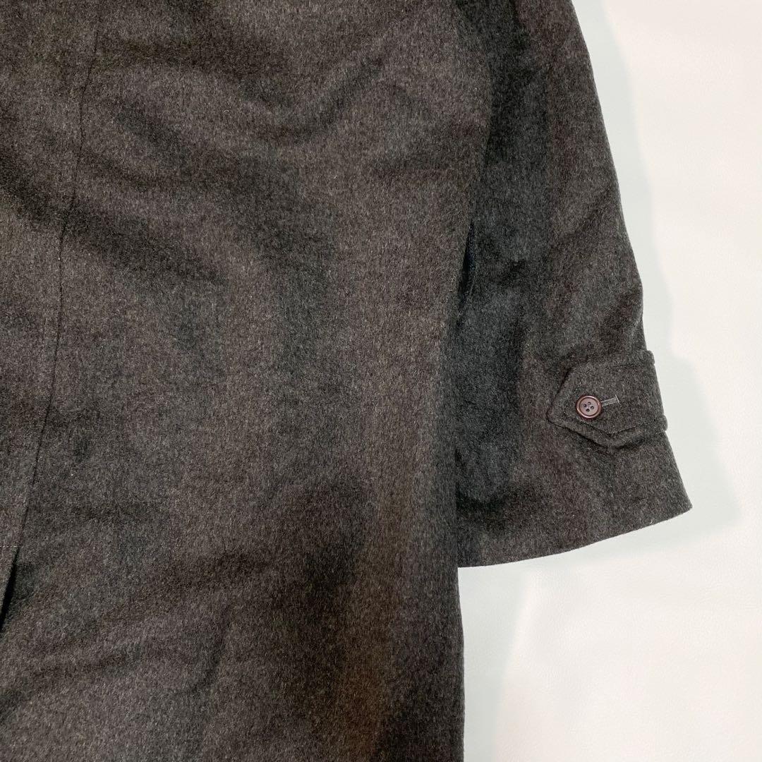 BURBERRYステンカラーコート　ウール　アルパカ　ベルト　ノバチェック