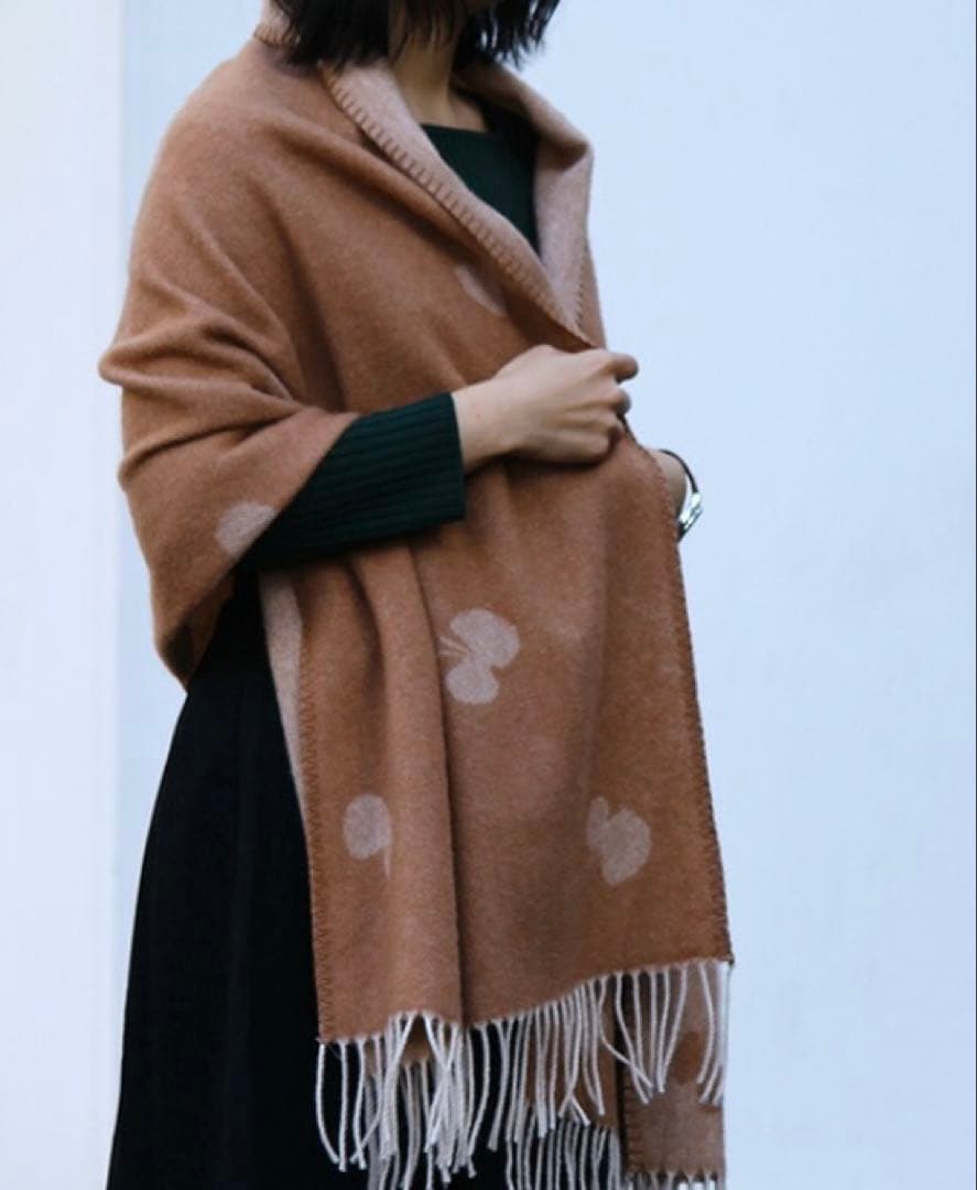 KLIPPAN ストール CHOUCHO テラコッタ mina perhonen