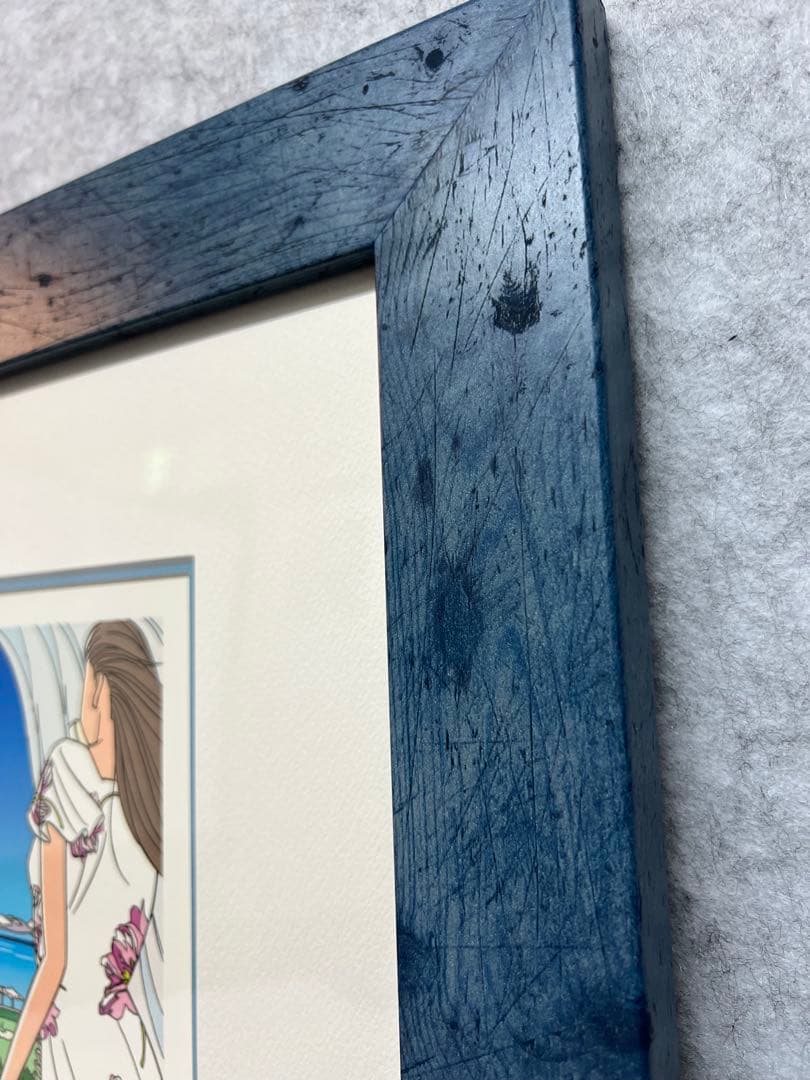 わたせせいぞう 版画　【今- 君の声を】 Ed.88/150 直筆サイン入り