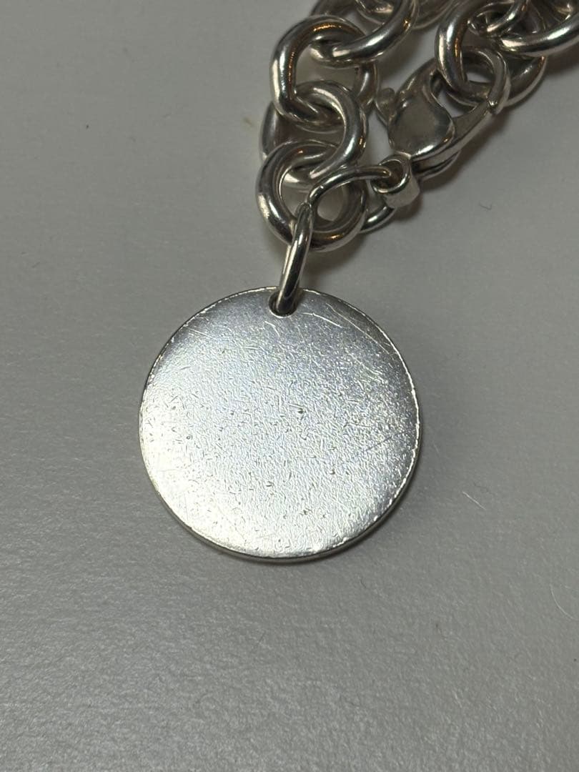 ティファニー　リターントゥ　ブレスレット　サークルチャーム　17.5cm