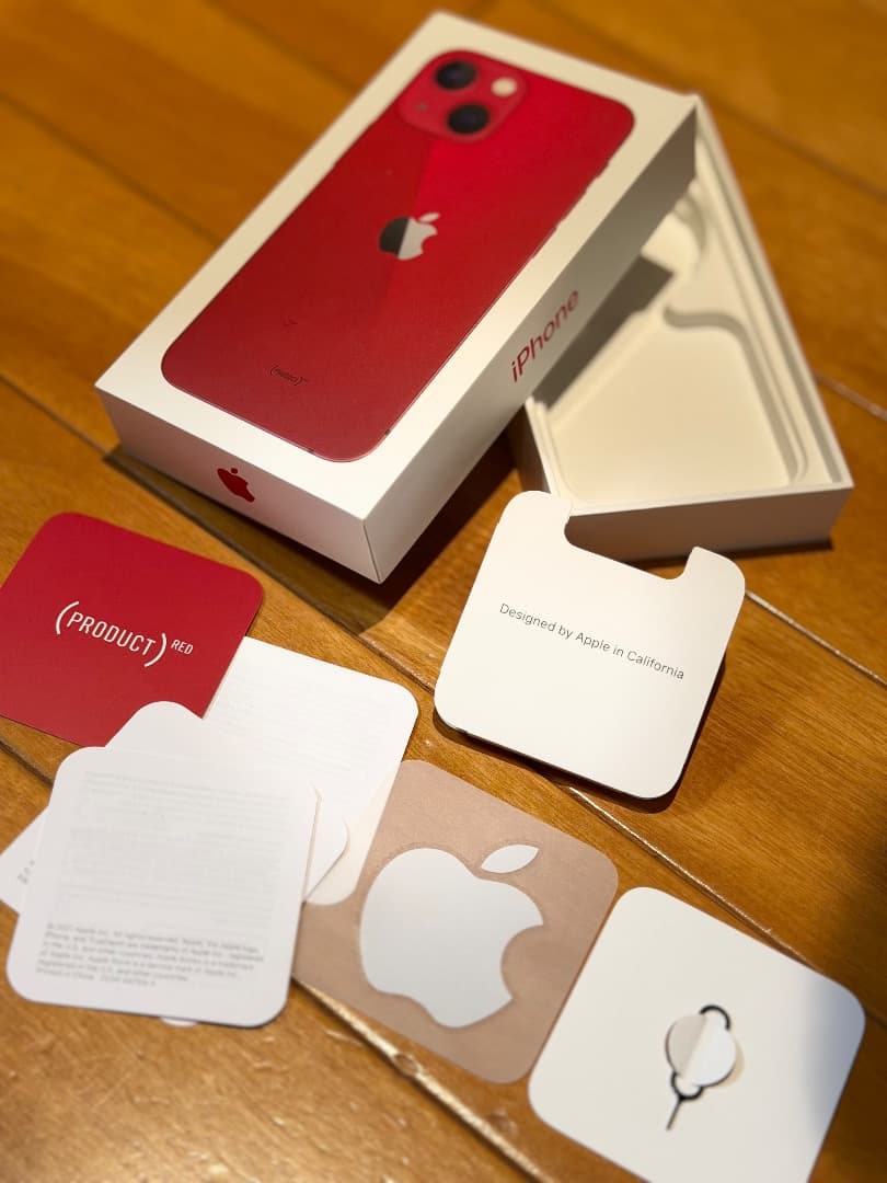 Apple iPhone 13mini Red 海外版 SIMフリー 256GB