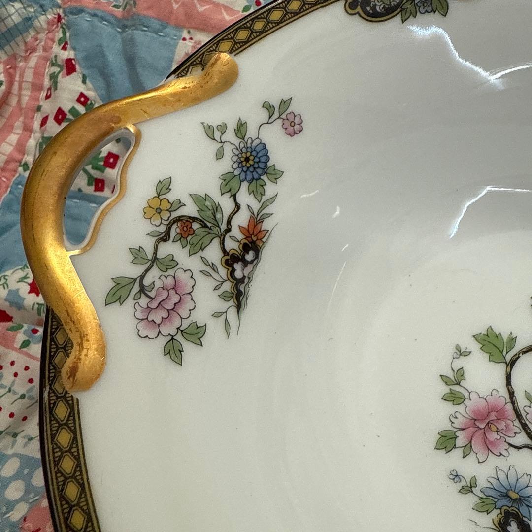 オールドノリタケNoritake深型オーバルボウル