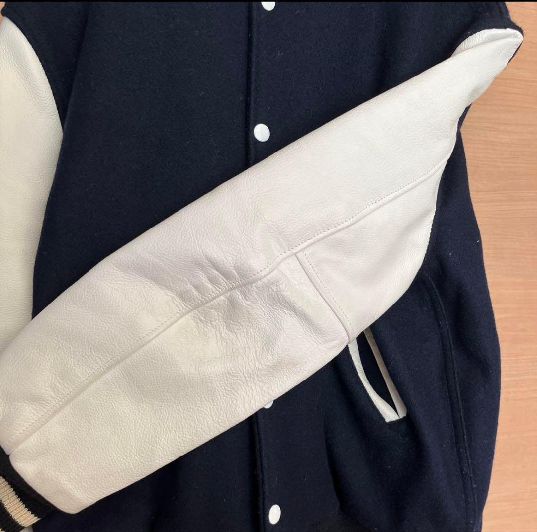 美品 SKOOKUM スクーカム ネイビー ホワイト スタジャン