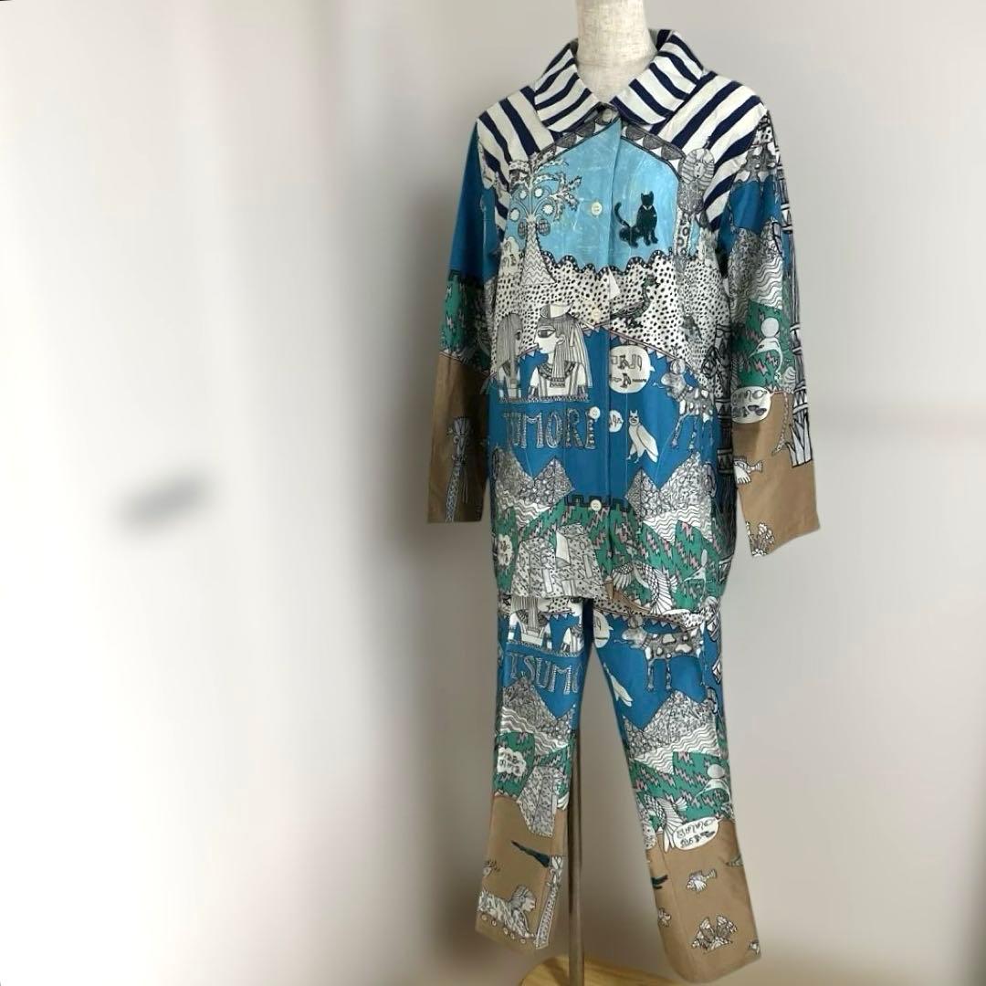 新品未使用タグ付）　ワコールツモリチサト綿100% とても楽しい上質なパジャマM