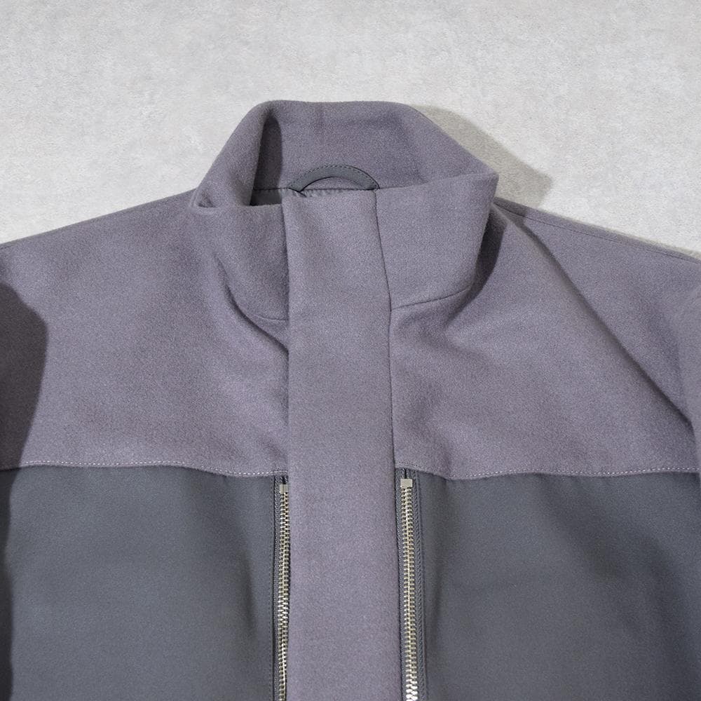 23AW ズッカ zucca 多ポケット ギミック ニットメルトン ブルゾン