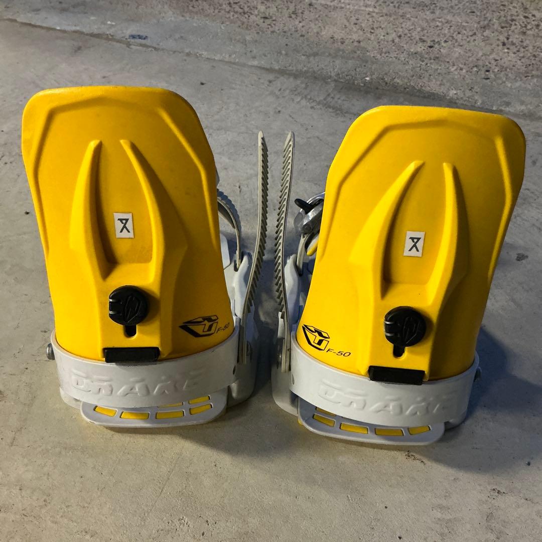 ドレイク DRAKE F-50 ビンディング バインデイング イエロー×グレー