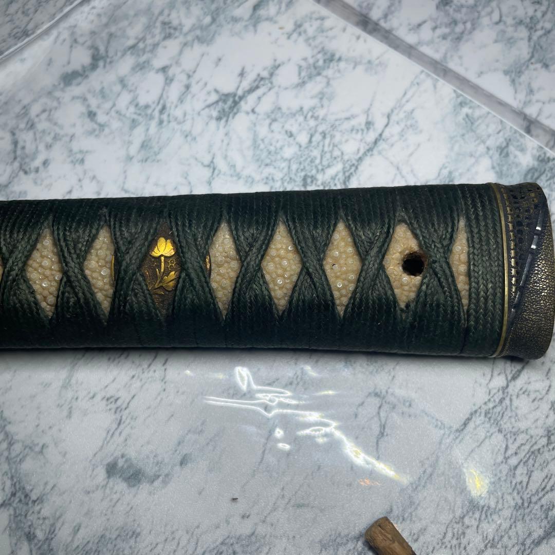 刀装具 セット 柄 刀 脇差 短刀 目釘 時代物 骨董品 アンティーク 蔵出し