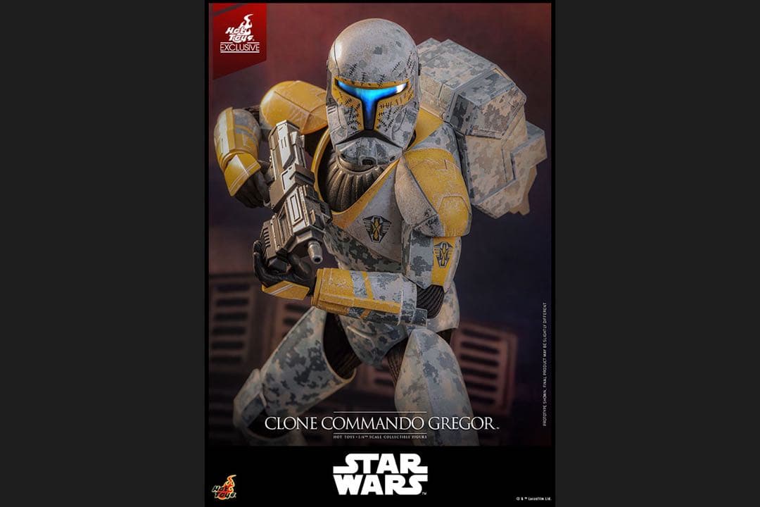ホットトイズTMS155スター・ウォーズ クローンコマンドーグレガーGregor