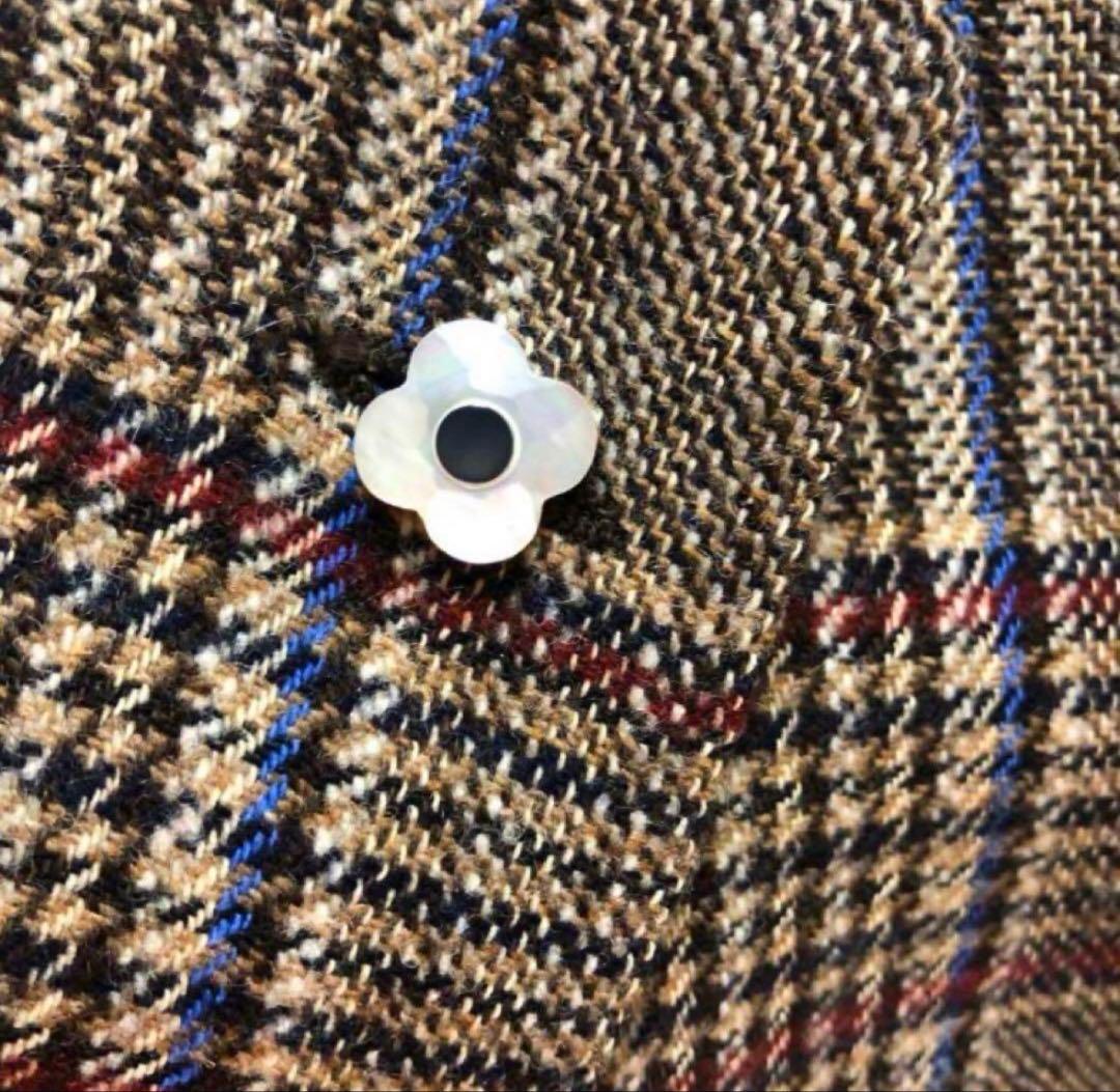 ラルディーニ LARDINI カフスボタン ブートニエール 2個 ホワイト