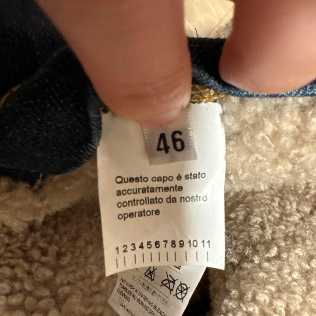 DOLCE & GABBANA デニム シェルパ襟 ジャケット M 正規品