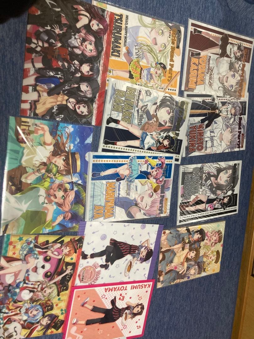 バンドリクリアファイル3点からです！